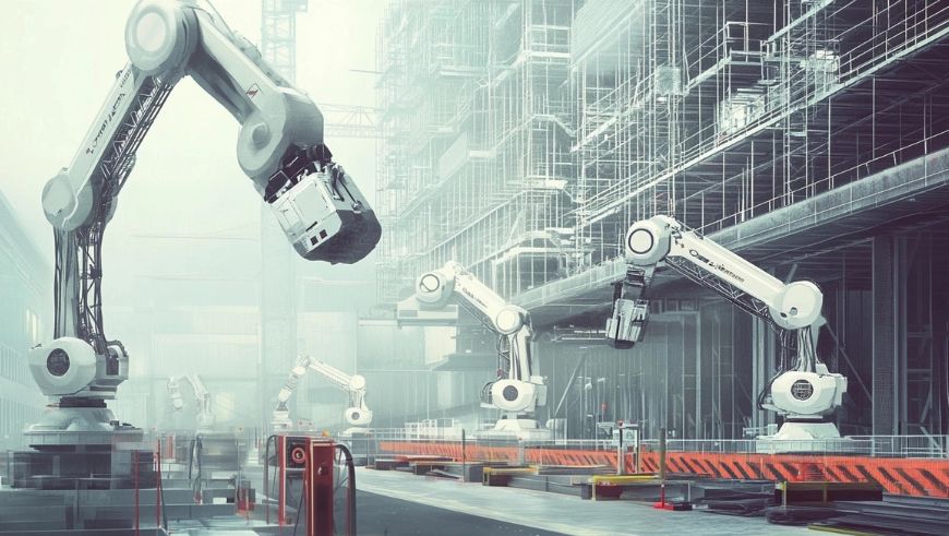 Tecnología y automatización en la construcción para mejorar la productividad en proyectos.